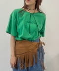 w closet(ダブルクローゼット) 【25AW】ハートフリルピグメントT