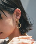 un dix cors(アンディコール) 【GOLDY(ゴールディ)】メタルツイストフープイヤリング