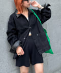 CIAOPANIC TYPY(チャオパニックティピー) 【MENS】レザーカラーウエスタンデニムジャケット/セットアップアイテムあり