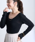 La boutique BonBon(ラブティックボンボン) 前後２WAYシアーカットソー