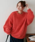 DISCOAT(ディスコート) 【WEB限定】モヘヤタッチニット