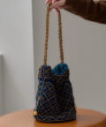 CIAOPANIC TYPY(チャオパニックティピー) 【aguni】ベロアビーズ刺繍バッグ