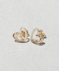 3COINS(スリーコインズ) キラキラハートピアス