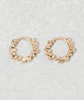 3COINS(スリーコインズ) ウネウネメタルワンタッチピアス