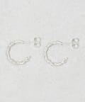 3COINS(スリーコインズ) ロープフープピアス