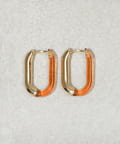 3COINS(スリーコインズ) クリアメタルワンタッチピアス