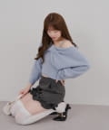 NICE CLAUP / OLIVE des OLIVE OUTLET(ナイスクラップ  / オリーブ デ オリーブ アウトレット) 【RMAF】リボン+キャミセットニット