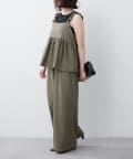 NICE CLAUP / OLIVE des OLIVE OUTLET(ナイスクラップ  / オリーブ デ オリーブ アウトレット) 【RMAF】リボンキャミ+ロングパンツSET