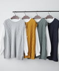 NICE CLAUP / OLIVE des OLIVE OUTLET(ナイスクラップ  / オリーブ デ オリーブ アウトレット) 2セットアイテム【RMAF】ニットベスト+ロンT
