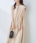natural couture(ナチュラルクチュール) 【WEB限定】ノースリティアードワンピース