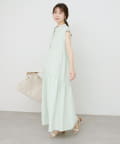 natural couture(ナチュラルクチュール) 【WEB限定】ノースリティアードワンピース