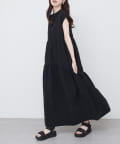 natural couture(ナチュラルクチュール) 【WEB限定】ノースリティアードワンピース