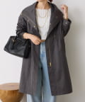 Jena　espace merveilleux(ジェナ　エスパスメルヴェイユ) スタンドネックドロストコート