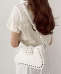 NICE CLAUP / OLIVE des OLIVE OUTLET(ナイスクラップ  / オリーブ デ オリーブ アウトレット) 【one after another】スタッズバッグ