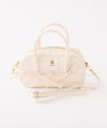 NICE CLAUP / OLIVE des OLIVE OUTLET(ナイスクラップ  / オリーブ デ オリーブ アウトレット) 【one after another】リボンシャーリングバッグ