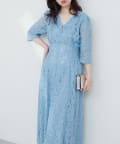 NICE CLAUP / OLIVE des OLIVE OUTLET(ナイスクラップ  / オリーブ デ オリーブ アウトレット) 【natural couture】レトロレースワンピース