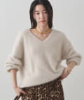 LOUNGEDRESS(ラウンジドレス) FURカシミヤVニット