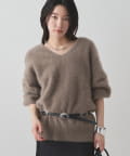 LOUNGEDRESS(ラウンジドレス) FURカシミヤVニット