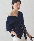 LOUNGEDRESS(ラウンジドレス) FURウール2WAYニットカーデ
