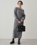 LOUNGEDRESS(ラウンジドレス) ウールカシミヤニットワンピース