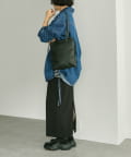 ear PAPILLONNER(イア パピヨネ) 《本革》シンプル巾着トートバッグS