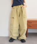 w closet(ダブルクローゼット) 【25AW】【2WAY】カーゴパンツ