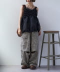 w closet(ダブルクローゼット) 【25AW】【2WAY】カーゴパンツ