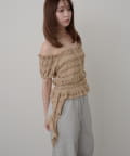 OUTLET(アウトレット) 【RAY CASSIN】サイドフリルオフショルTシャツ