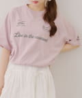 Remind me and forever(リマインドミーアンドフォーエバー) ピグメント加工ドロストTシャツ