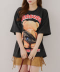 NICE CLAUP / OLIVE des OLIVE OUTLET(ナイスクラップ  / オリーブ デ オリーブ アウトレット) 【RMAF】くまポーチ付Tシャツ