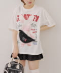 NICE CLAUP / OLIVE des OLIVE OUTLET(ナイスクラップ  / オリーブ デ オリーブ アウトレット) 【RMAF】ウサギのサコッシュBIGT