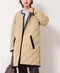 NOLLEY'S(ノーリーズ) 【TAION×LIMONTA】別注ベロアパイピングロングダウン
