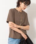 NOLLEY'S(ノーリーズ) BONJOUR刺繍Tシャツ