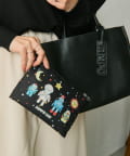 ear PAPILLONNER(イア パピヨネ) 《本革》sampo×earコラボ スペーストイレザースクエアトートバッグ
