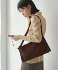 russet(ラシット) スエード横長ショルダーバッグ