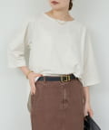 GALLARDAGALANTE(ガリャルダガランテ) 【セットアップ対応】キュプラジャージーラウンドTee