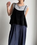 DOUDOU(ドゥドゥ) 【WEB限定】メッシュベロアキャミ