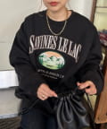 DISCOAT(ディスコート) 【WEB限定】スーベニアマウンテン刺繍スウェット《ユニセックス》