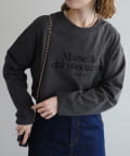 DISCOAT(ディスコート) 【WEB限定】エンブロイダリーロゴロングスリーブTシャツ