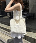Lattice(ラティス) 【WEB限定カラーあり】刺繍ロゴカラートートバッグ