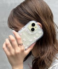 Lattice(ラティス) 小花柄スマホケース(iPhone15)