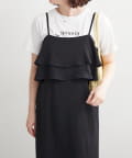 Remind me and forever(リマインドミーアンドフォーエバー) 【2枚SET】フリルキャミワンピース+ロゴTシャツ