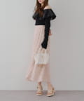 NICE CLAUP / OLIVE des OLIVE OUTLET(ナイスクラップ  / オリーブ デ オリーブ アウトレット) 愛されアイテム【RMAF】小花プリントマーメイドスカート