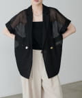 LARUTA(ラルータ) 半袖メッシュジャケット