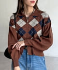 CPCM(シーピーシーエム) 【U.S. POLO ASSN.】襟付きジップカーディガン