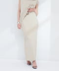 NICE CLAUP / OLIVE des OLIVE OUTLET(ナイスクラップ  / オリーブ デ オリーブ アウトレット) 【natural couture】セットアップ対応べっこうベルト付きニット
