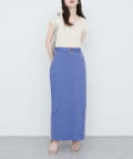 NICE CLAUP / OLIVE des OLIVE OUTLET(ナイスクラップ  / オリーブ デ オリーブ アウトレット) 【natural couture】セットアップ対応べっこうベルト付きニット