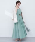 NICE CLAUP / OLIVE des OLIVE OUTLET(ナイスクラップ  / オリーブ デ オリーブ アウトレット) 【natural couture】Vネックカットソーワンピース