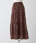 NICE CLAUP / OLIVE des OLIVE OUTLET(ナイスクラップ  / オリーブ デ オリーブ アウトレット) 【RMAF】花柄JQDティアードスカート