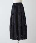 NICE CLAUP / OLIVE des OLIVE OUTLET(ナイスクラップ  / オリーブ デ オリーブ アウトレット) 【RMAF】花柄JQDティアードスカート